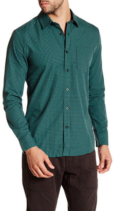 Volcom Everett Minicheck Long Sleeve Modern Fit Shirt