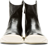 Thumbnail for your product : D.Gnak by Kang.D Buffed Leather Pointed Collar Boots