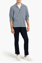 Thumbnail for your product : James Perse Embroidered cotton-poplin shirt