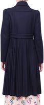 Thumbnail for your product : RED Valentino Weel Blend Pleated Coat