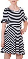Thumbnail for your product : Truly Me Fit & Flare Stripe Dress
