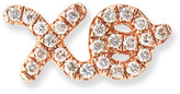 Thumbnail for your product : Sydney Evan 14K Gold XO Stud Earring with Diamonds