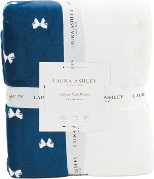 TJMAXX Bows Reversible Blanket, Polyester