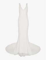 Thumbnail for your product : Whistles Billie V-neck woven wedding dress