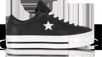 Converse Limited Edition Black and White One Star Platform Ox Women's Sneakers