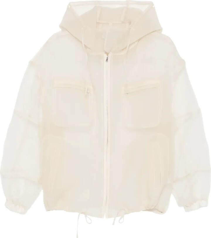 System Hooded Chest-Pocket Jacket