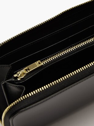 Jil Sander Tangle Wristlet Leather Wallet - Black
