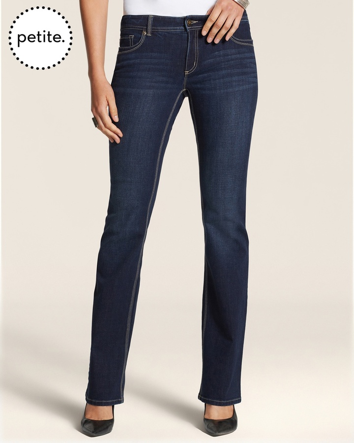 Chico's Petite So Slimming By Authentic Blue Wash Bootcut Jeans ShopStyle