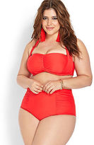 Thumbnail for your product : Forever 21 Forever 21+ Plus Tomato  Bombshell High Waisted Bikini Set Swimsuit XL1X2X3X