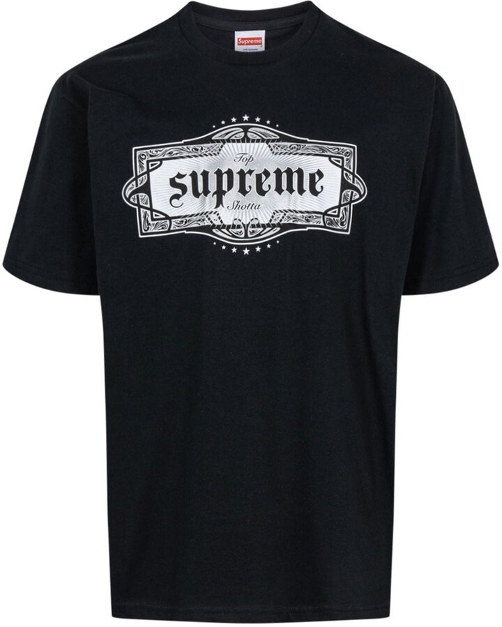 Supreme Women's Black T-shirts | ShopStyle