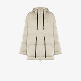 Thumbnail for your product : Off-White Grey Hooded Puffer Jacket