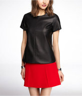 Thumbnail for your product : Express (Minus The) Leather Seamed Tee