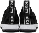 Thumbnail for your product : Jimmy Choo Black Suede and Mesh Oakland Sneakers