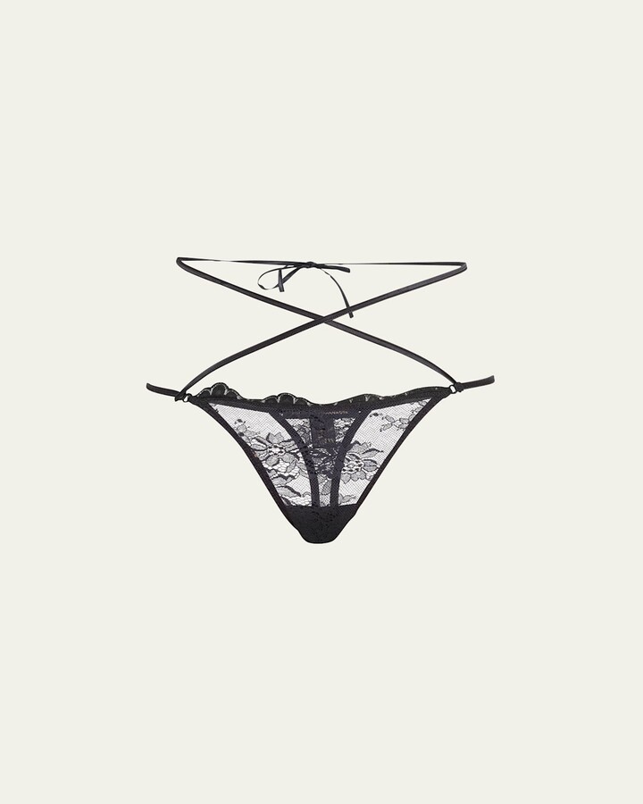 Kiki de Montparnasse Jolie Strappy Lace Thong