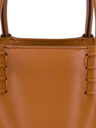 Tod's small logo embossed tote