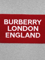 Thumbnail for your product : Burberry Logo Patch Cotton Jersey Sweatshirt