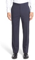Thumbnail for your product : Santorelli Men's Flat Front Check Wool Trousers