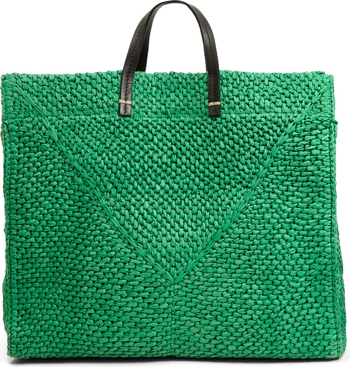 Summer Simple Raffia Tote Bag
