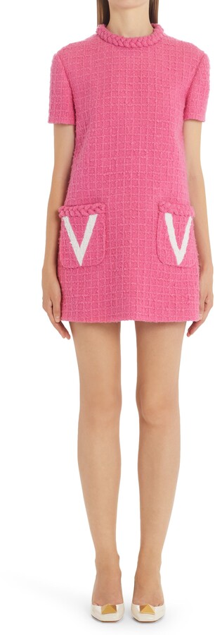Valentino Pink Wool Women's Dresses | Shop the world's largest 