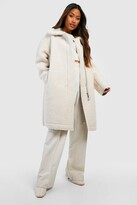 Thumbnail for your product : boohoo Teddy Bonded Faux Fur Coat