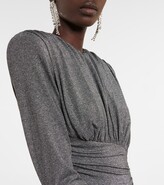 Thumbnail for your product : Alexandre Vauthier Metallic ruched minidress