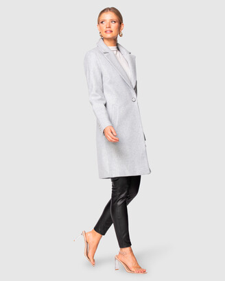 Pilgrim Women's Grey Winter Coats - Karina Coat - Size One Size, 8 at The Iconic