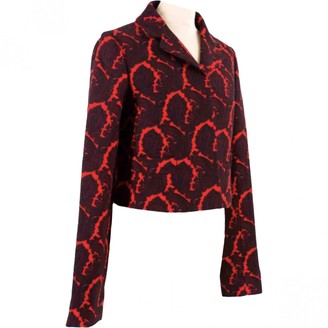 Miu Miu Red Wool Jacket for Women