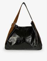 Thumbnail for your product : Acne Studios Bucket large suede and leather hobo bag