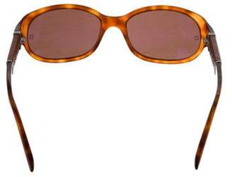 Montblanc Tortoiseshell Narrow Sunglasses