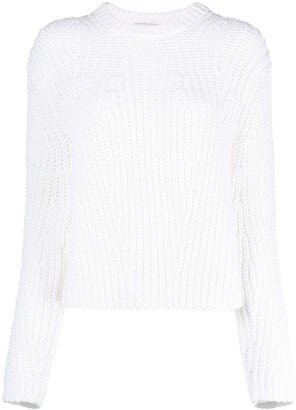 chunky ribbed jumper