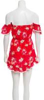 Thumbnail for your product : Athena Procopiou Floral Silk Mini Dress