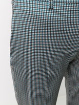 Thumbnail for your product : Liu Jo Houndstooth Slim-Fit Trousers