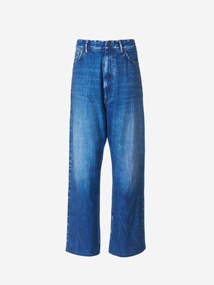 Balenciaga CTrompe L'Oeil Relaxed-Fit Jeans