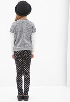 Thumbnail for your product : Forever 21 girls Layered Marled Top (Kids)