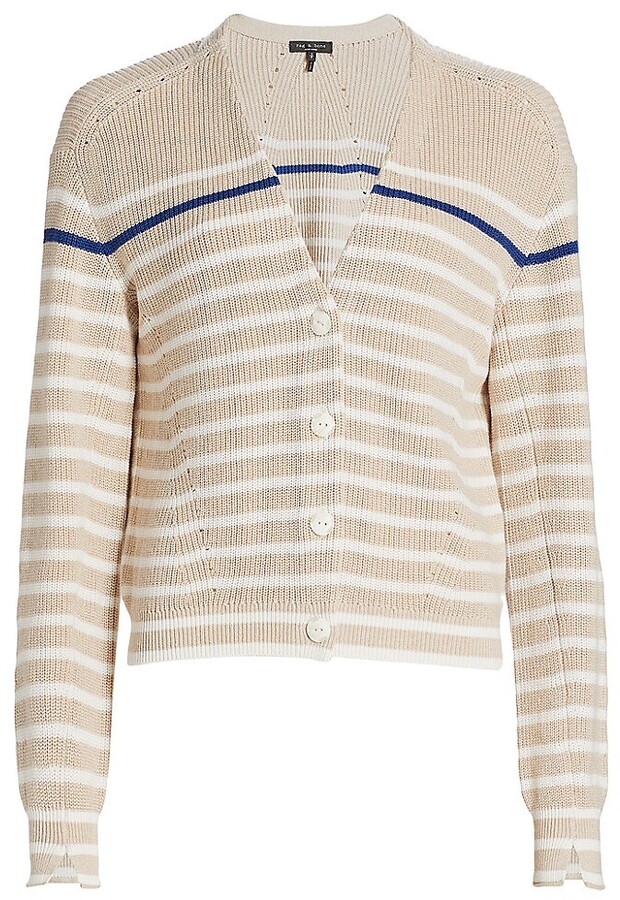 Multi-color Striped Cardigan | Shop the world's largest collection 