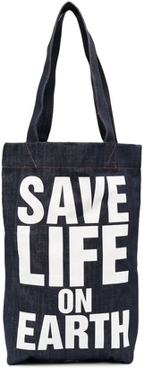 Katharine Hamnett Save Life On Earth tote bag