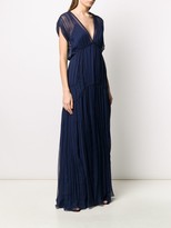 Thumbnail for your product : Alberta Ferretti Pleated Evening Dress