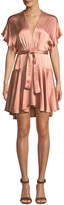 Thumbnail for your product : Saylor Daria Satin Dolman Mini Dress