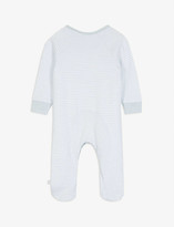 Thumbnail for your product : The Little Tailor Rocking horse stripe print sleepsuit 0-18 months