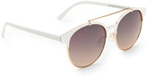 Thumbnail for your product : Top-Bar Round Sunglasses