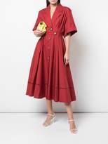 Thumbnail for your product : KHAITE Buttoned Flared Dress
