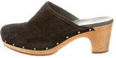 Thumbnail for your product : UGG Suede Round-Toe Clogs
