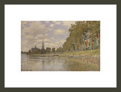 1000Museums Zaandam (Holland) by Claude Monet -Framed Giclee Print