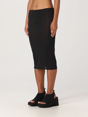 ワンピース COURREGES Women Mid Skirts 324JRO449JS01459999 Black Courreges Skirt woman - ShopStyle
