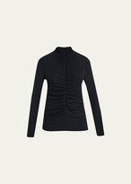 Thumbnail for your product : Veronica Beard Jeans Theresa Knit Ruched Turtleneck