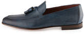 Thumbnail for your product : Magnanni Magnanni for Perforated Leather Tassel Loafer, Blue