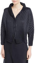 Thumbnail for your product : Issey Miyake Circle Pleated Button-Front Jacket