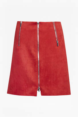French Connection Ellef Suedette Mini Skirt