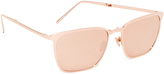 Thumbnail for your product : Linda Farrow Luxe Mirrored Square Sunglasses