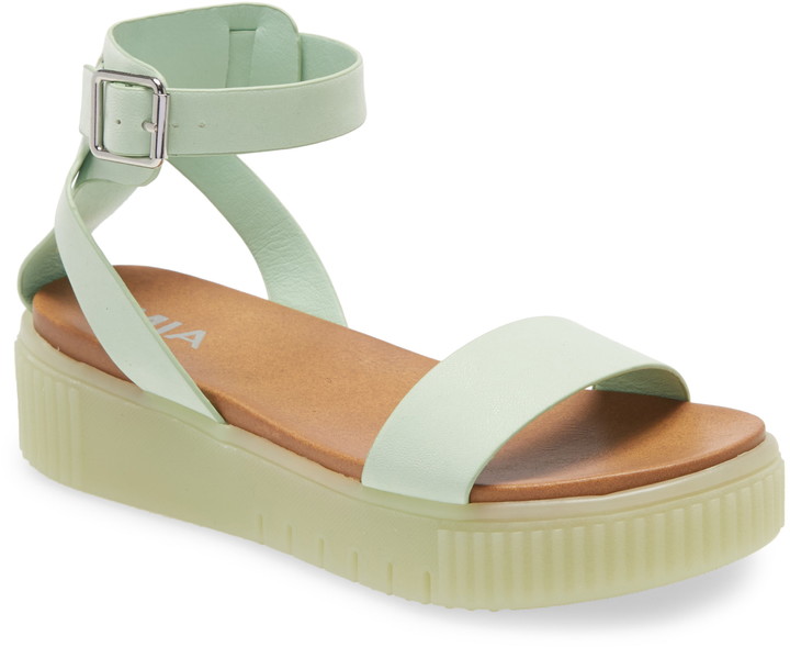 lunna platform ankle strap sandal